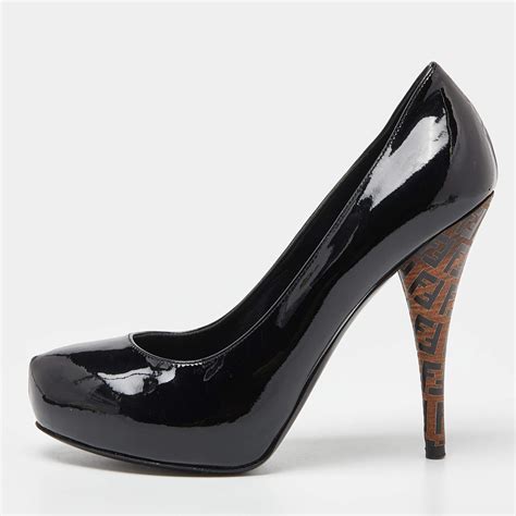 fendi superstar patent leather pumps|fendi pumps for women.